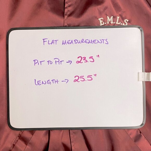 Vintage Trimark Burgundy Firefighter Varsity Jacket XL - Picture 7 of 16